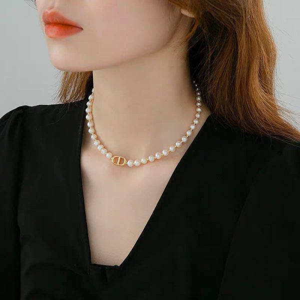 Pearl Charm Korean Elegant Necklace