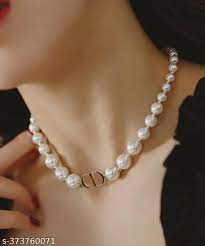 Pearl Charm Korean Elegant Necklace